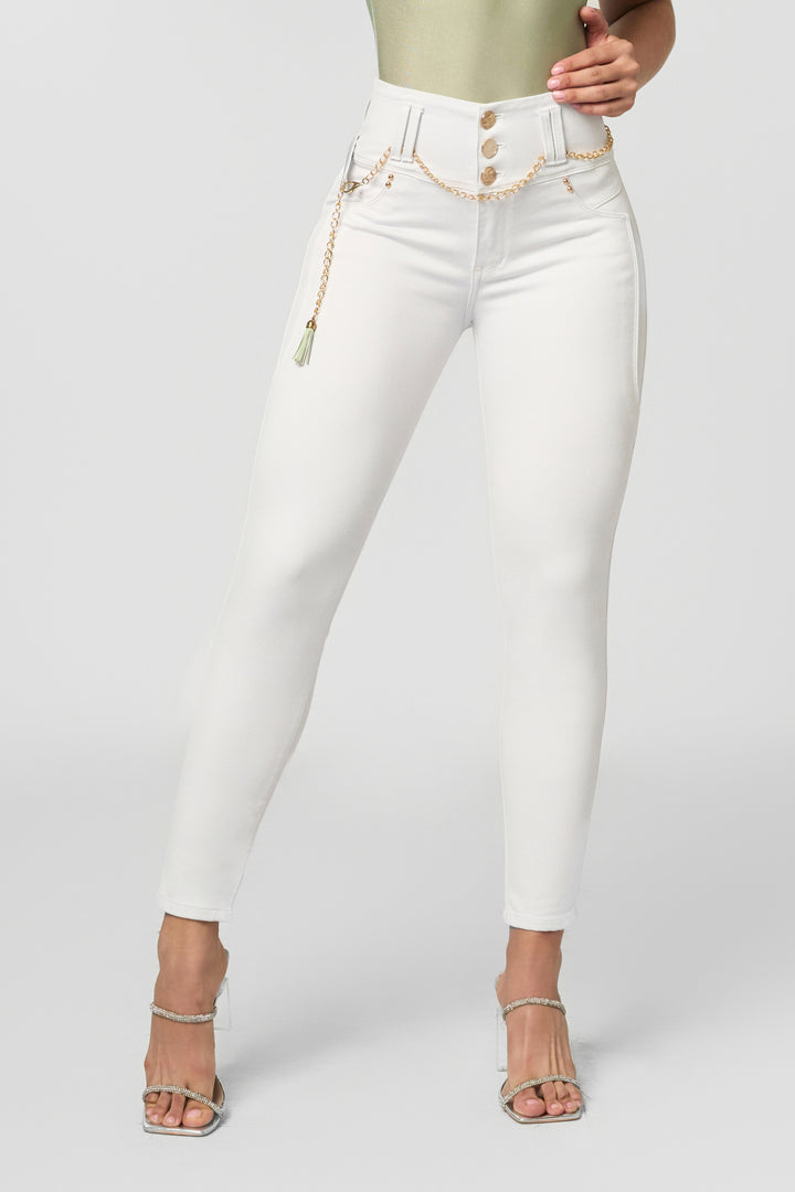 SKINNY JEANS BLANCO 6942