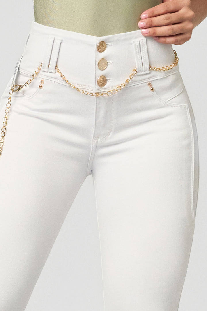 SKINNY JEANS BLANCO 6942
