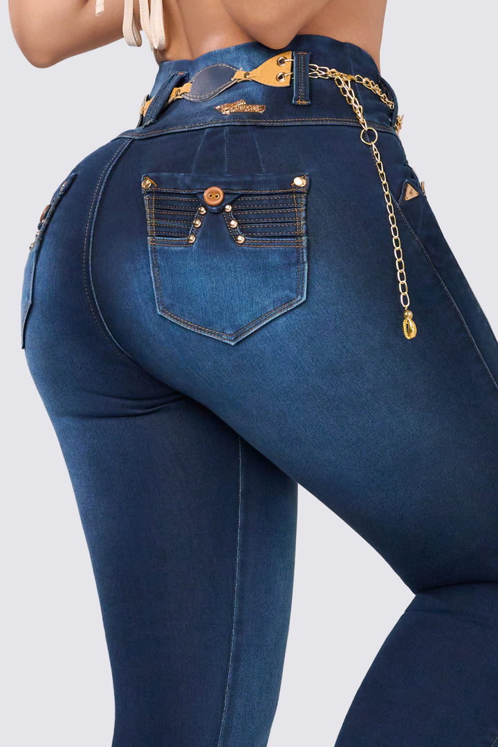 SKINNY JEANS AZUL 6952