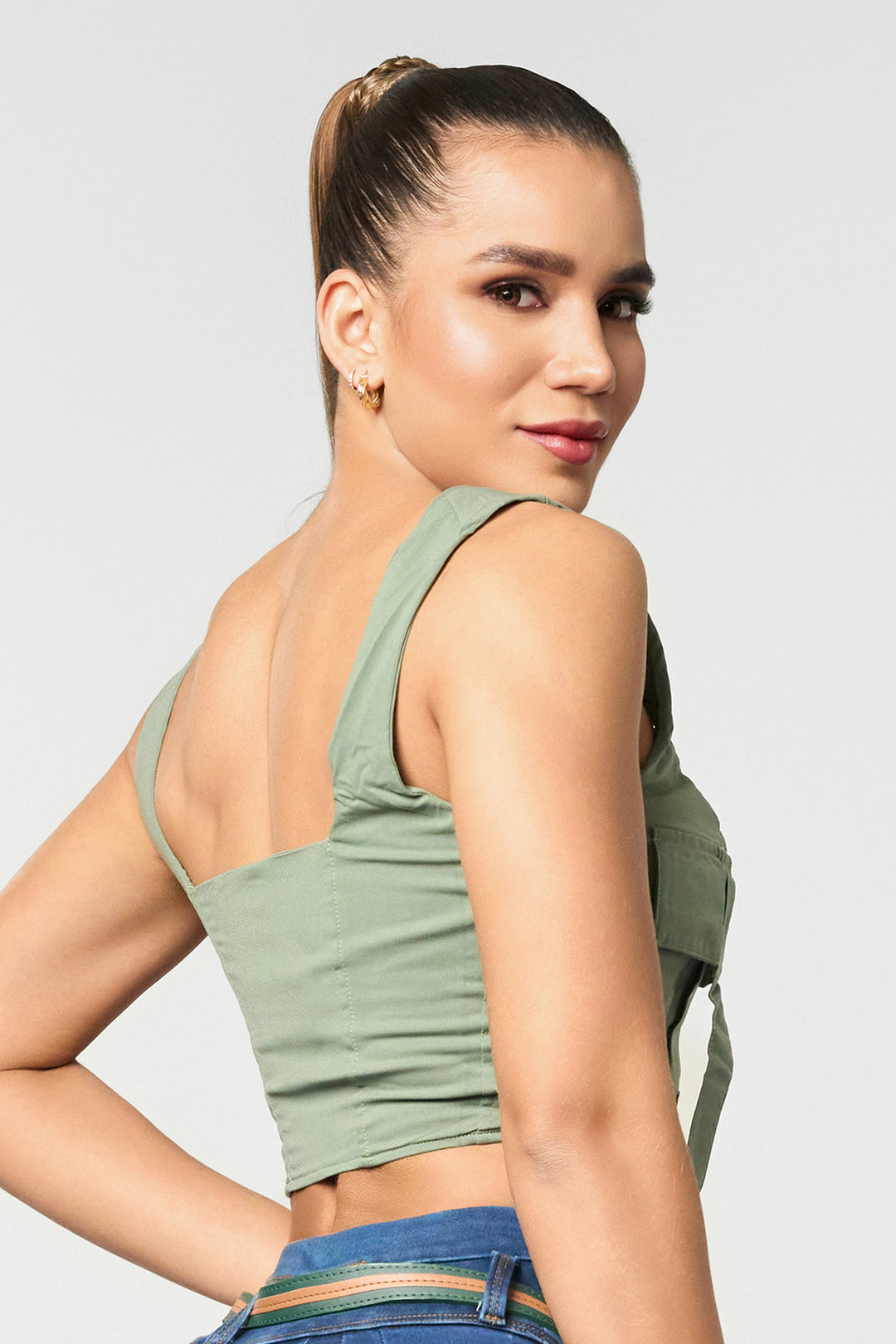 BLUSA VERDE CF12312-M15VD