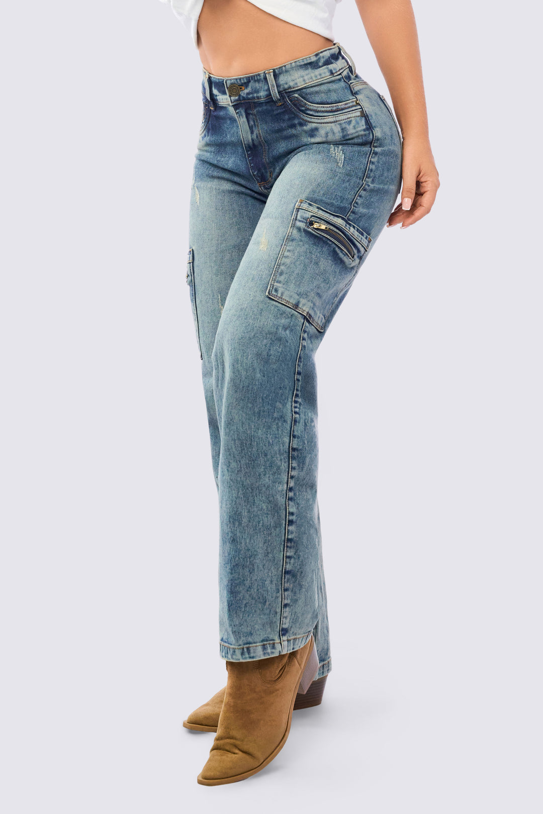 JEAN CARGO BOTA RECTA 7107