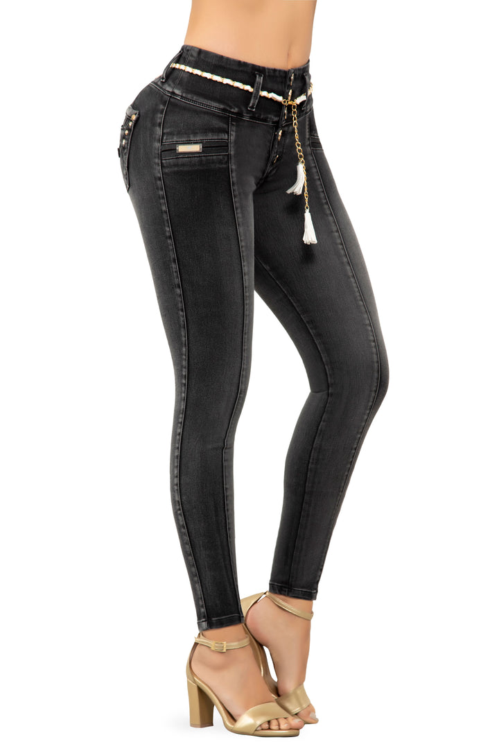 SKINNY JEANS LEVANTA COLA GRIS TMESGS11024-26