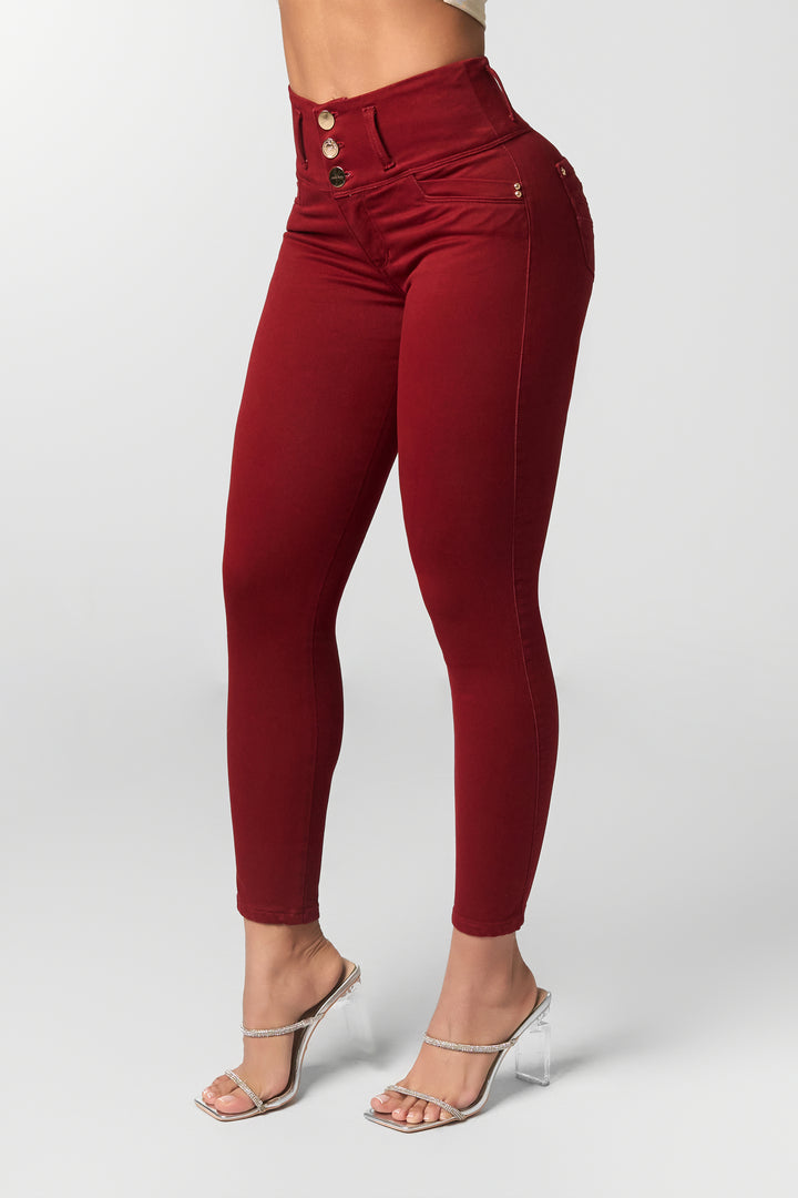 SKINNY JEANS VINOTINTO 6859
