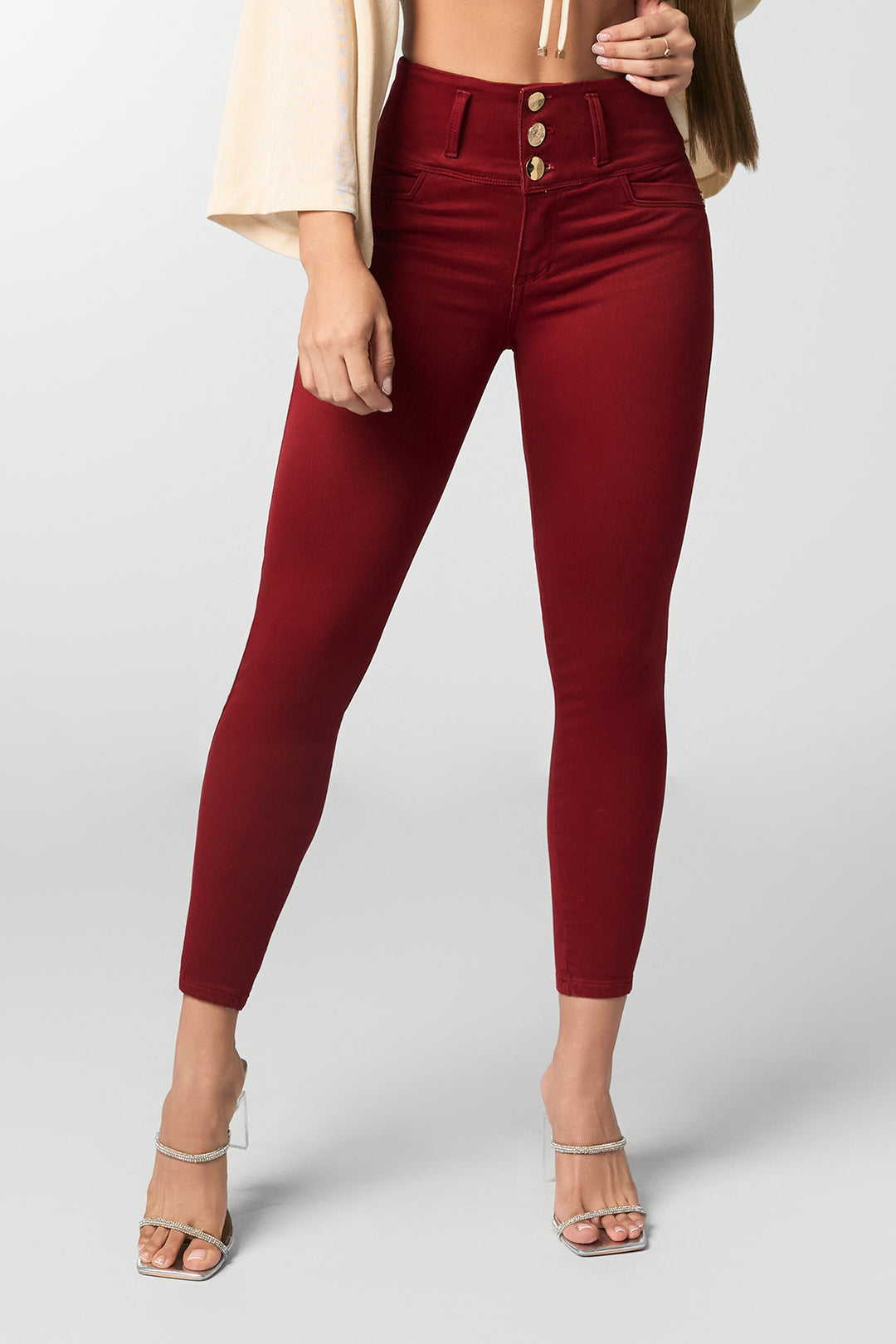 SKINNY JEANS VINOTINTO 6859