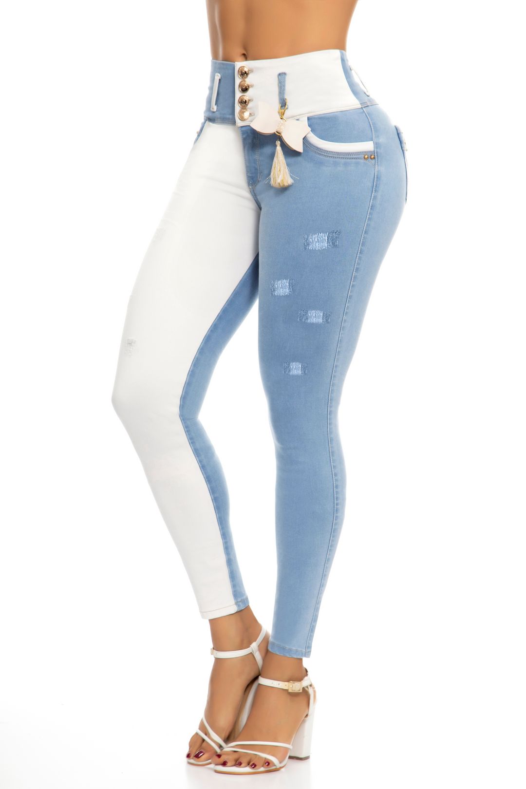 JEANS LEVANTA COLA AZUL 6900