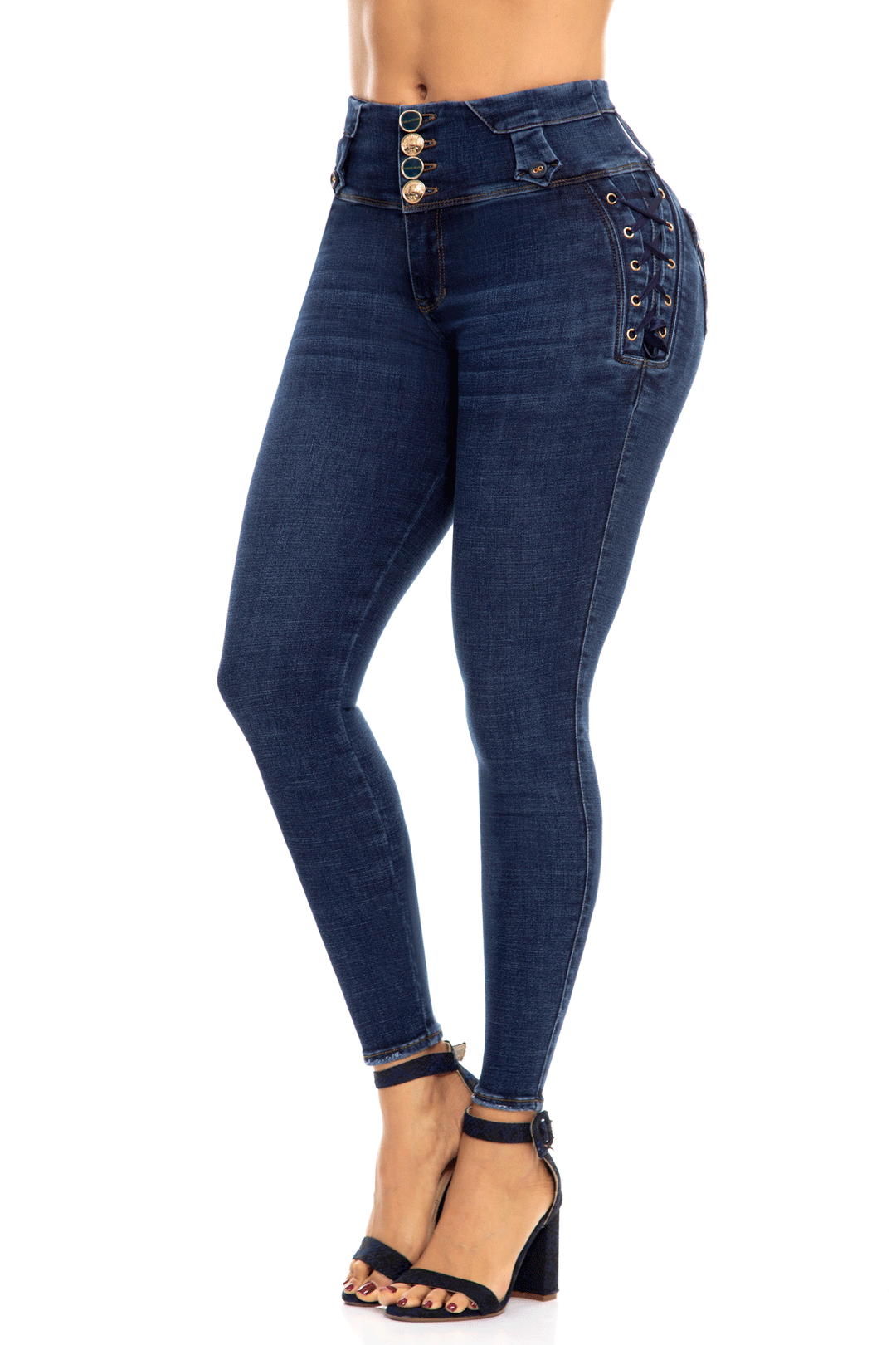 JEANS LEVANTA COLA AZUL 6938