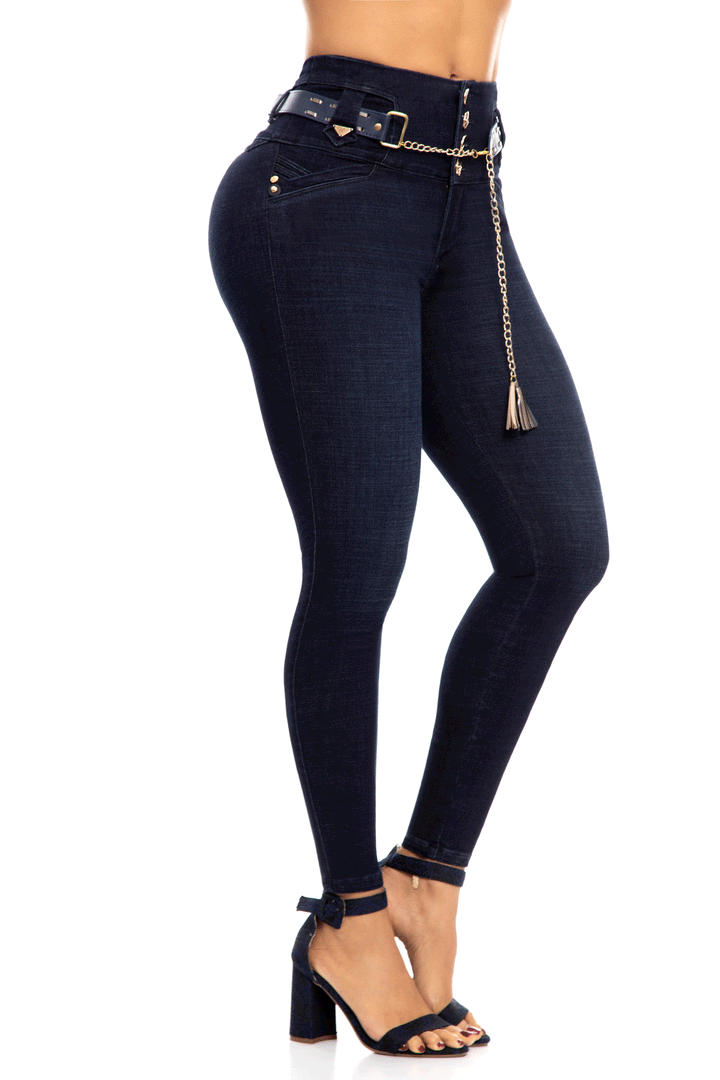 JEANS LEVANTA COLA AZUL 6944