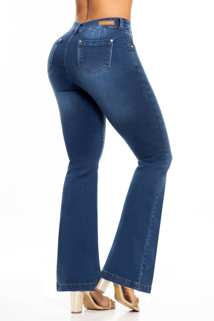 JEANS LEVANTA COLA AZUL 6968