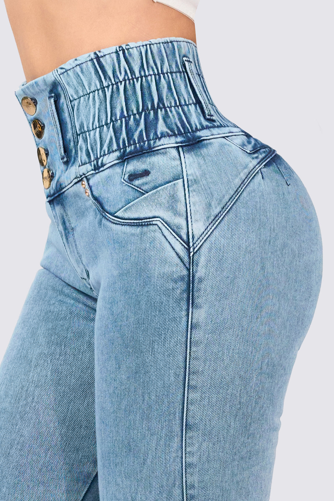 PANTALÓN LEVANTA COLA 7058-N