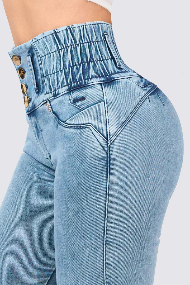 PANTALÓN LEVANTA COLA 7058-N