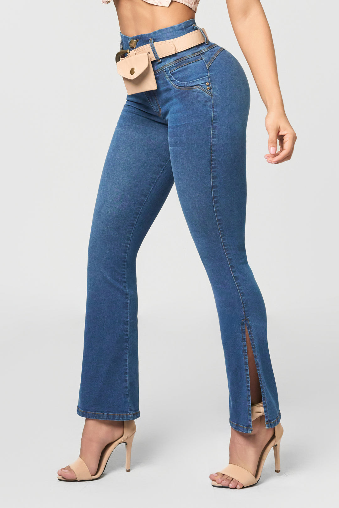 Combinar Pantalon Pantalon Acampanado Azul Cómo Combinar La