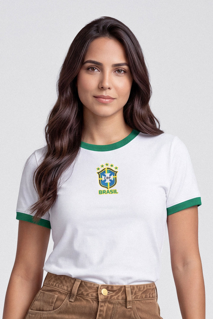 CAMISETA MUJER BRASIL - EDICIÓN MUNDIAL 2026