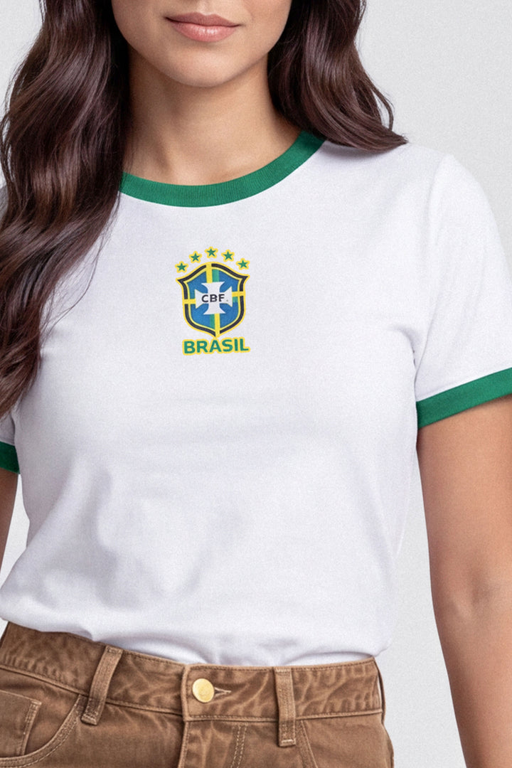 CAMISETA MUJER BRASIL - EDICIÓN MUNDIAL 2026
