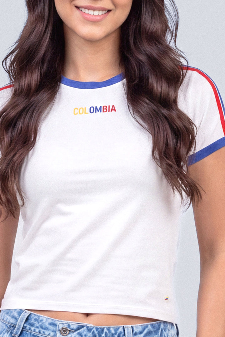 CAMISETA MUJER COLOMBIA - EDICIÓN MUNDIAL 2026