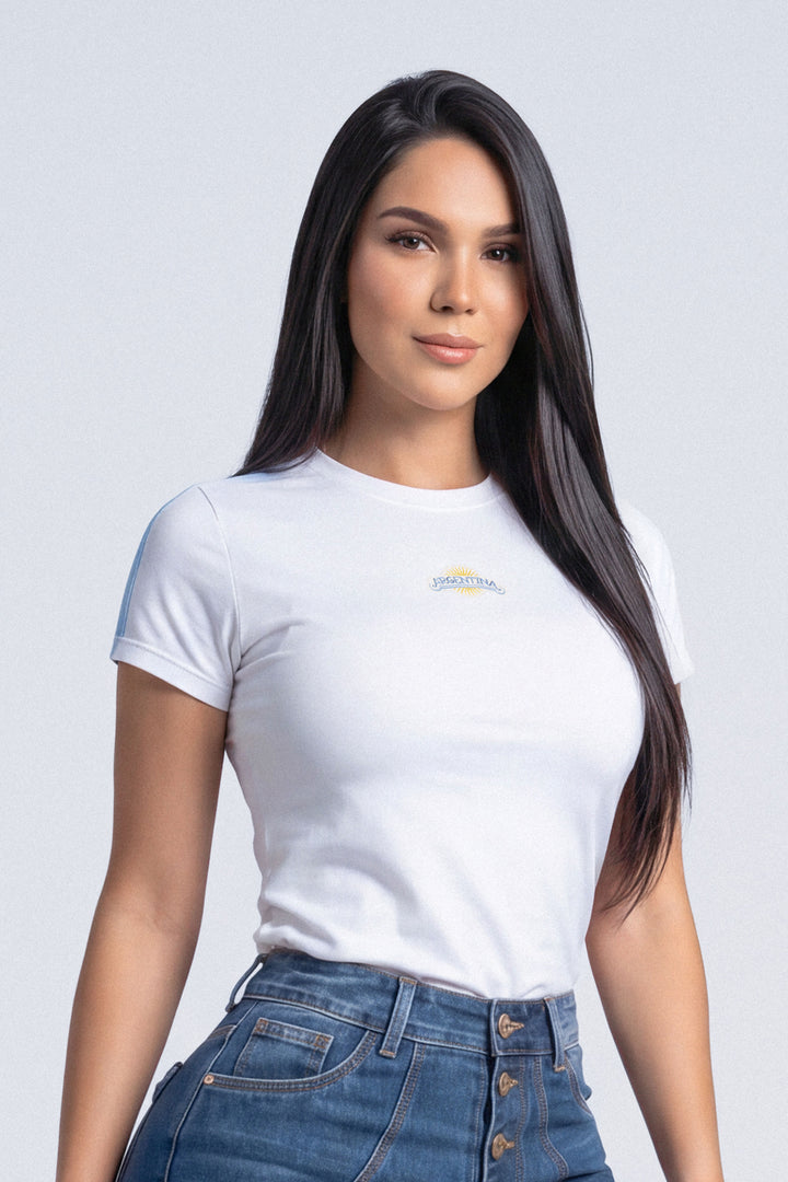 CAMISETA MUJER ARGENTINA - EDICIÓN MUNDIAL 2026