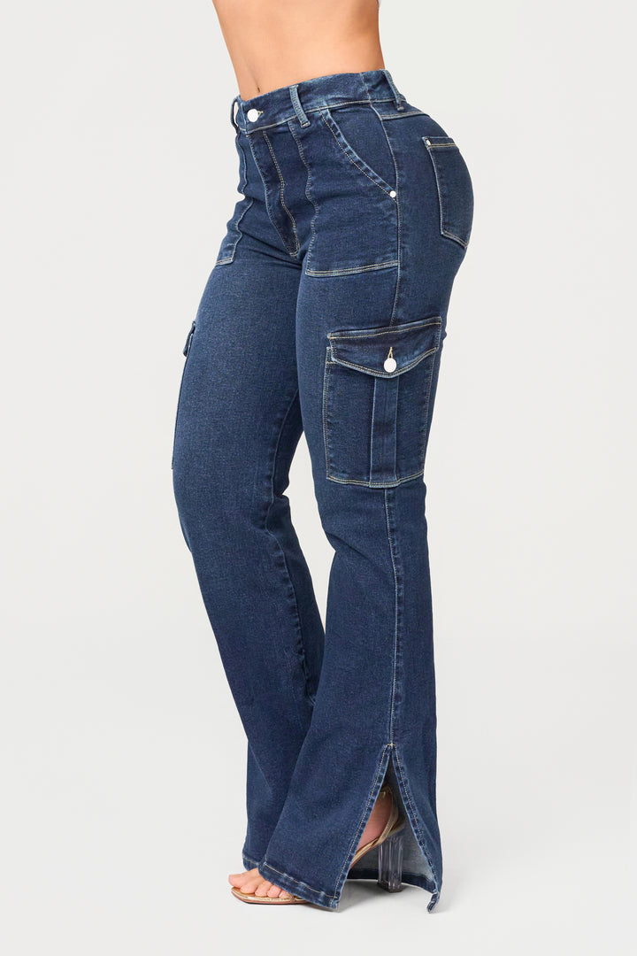 JEAN CARGO AZUL 7036