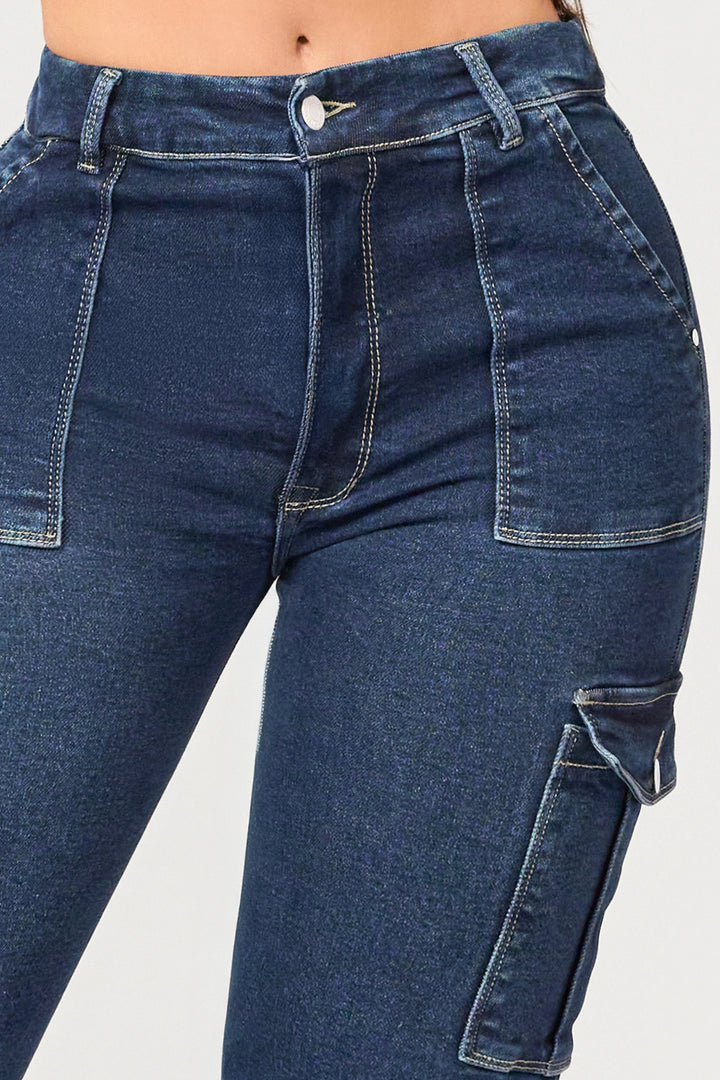 JEAN CARGO AZUL 7036