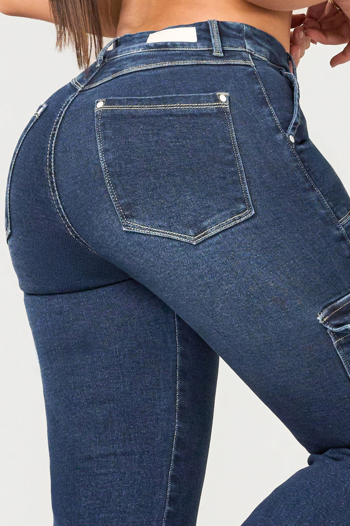 JEAN CARGO AZUL 7036
