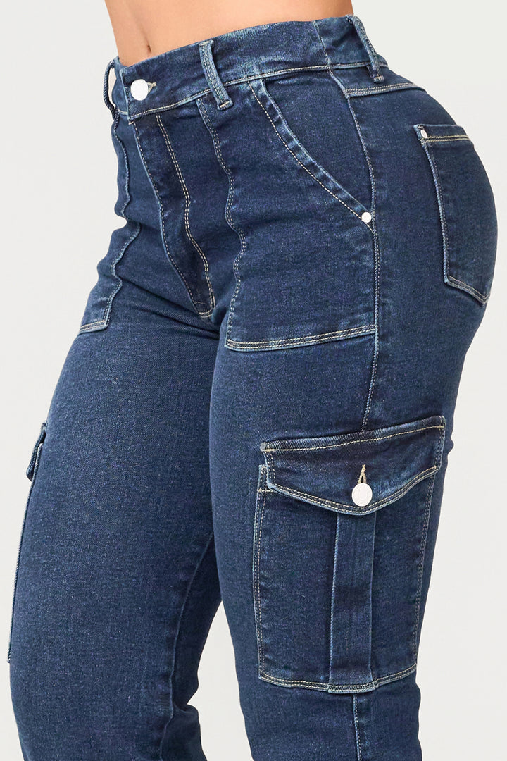 JEAN CARGO AZUL 7036