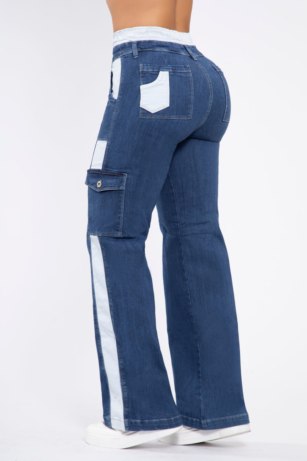 CARGO JEANS COMBINADO 6872R