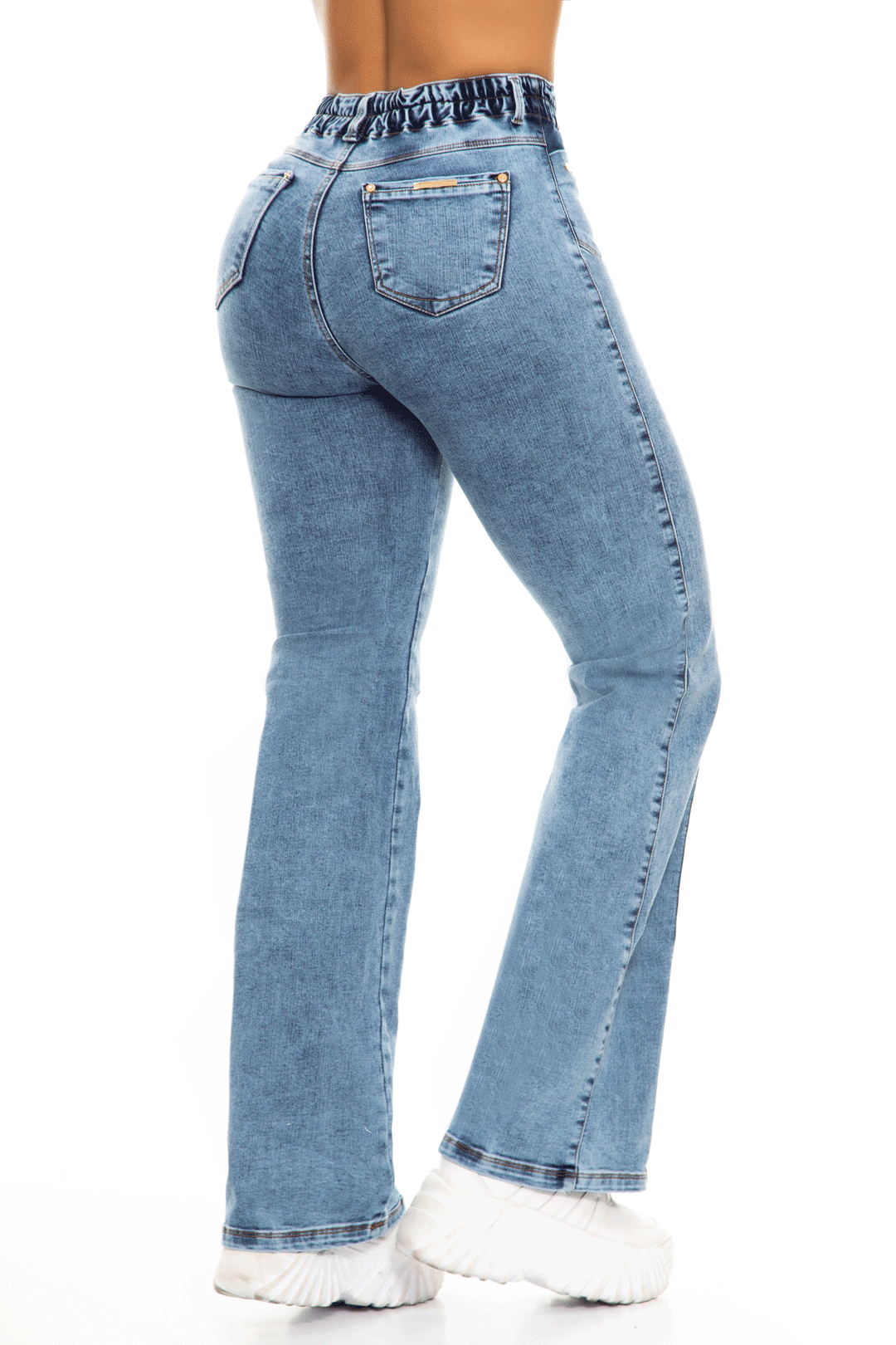 JEANS LEVANTA COLA AZUL 6665