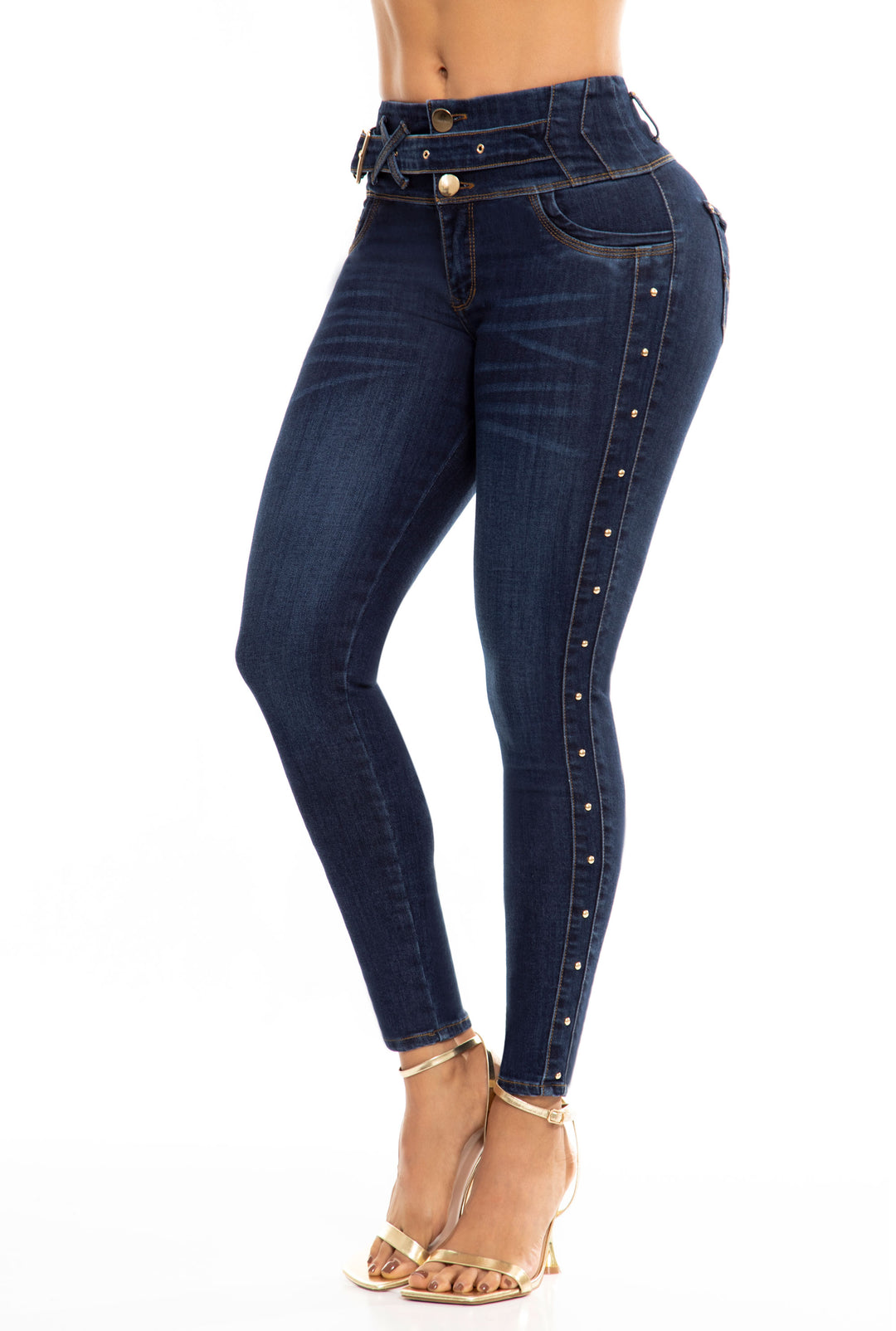 Jeans Levanta Cola Azul 6981