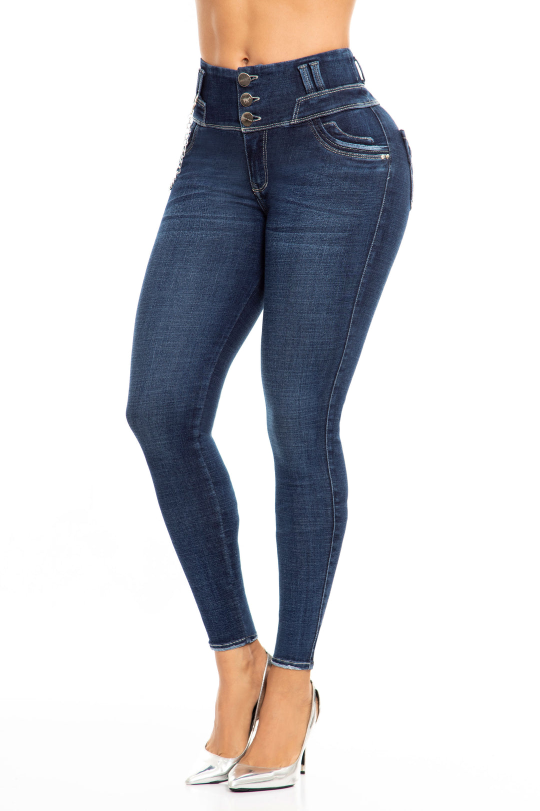 Jeans Levanta Cola Azul 6962