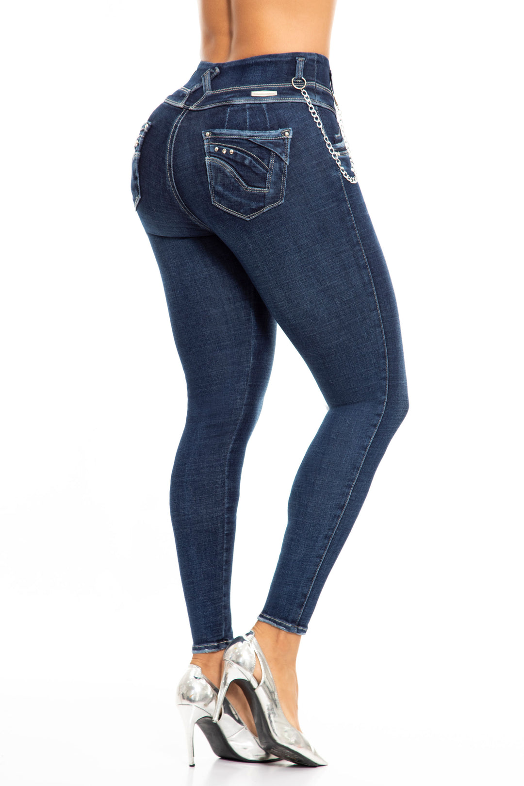 Jeans Levanta Cola Azul 6962