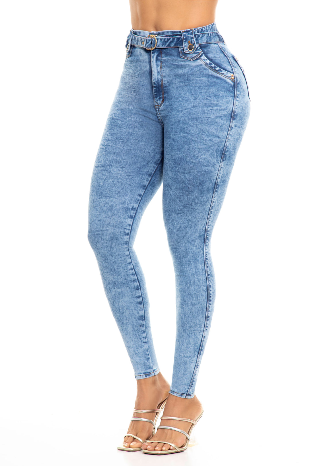 SKINNY JEANS LEVANTA COLA AZUL TAMDAZ21024-46