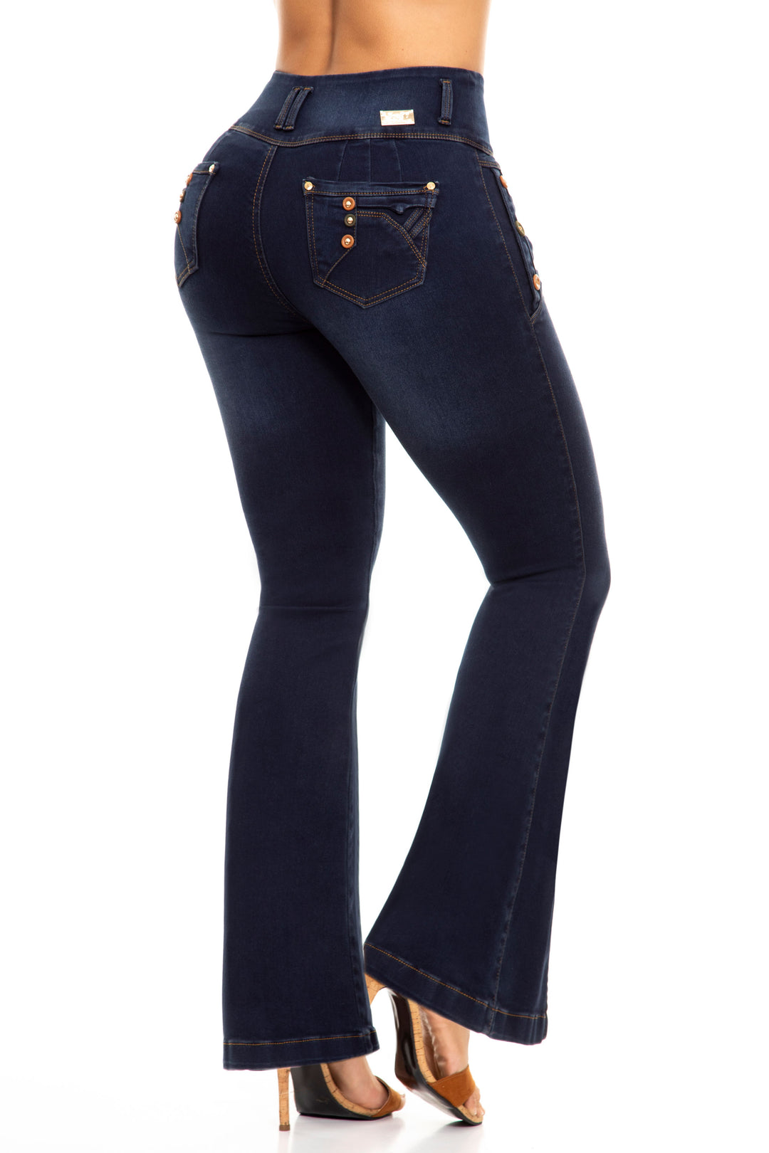 JEANS LEVANTA COLA AZUL SFOSAZ01024-49