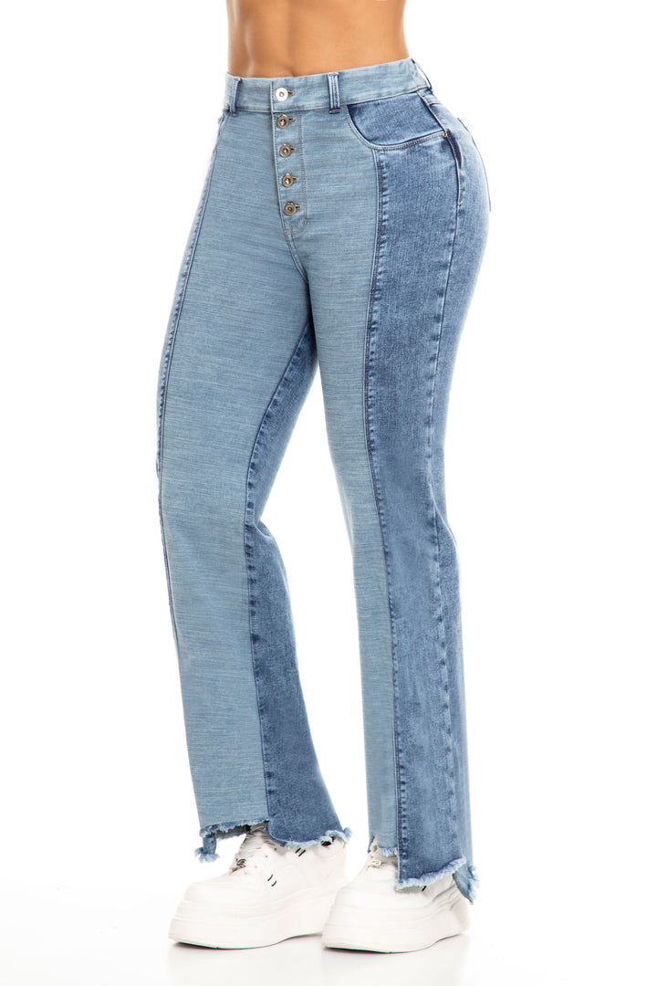 JEANS LEVANTA COLA AZUL RCMDAZ01024-41