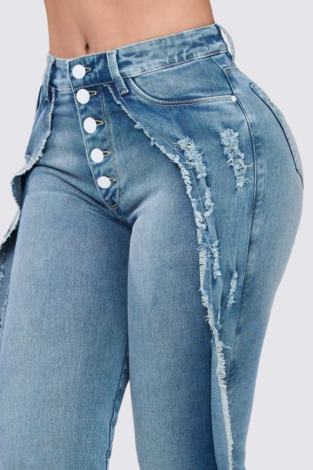 PANTALÓN PANELES DESFLECADOS 7066-N