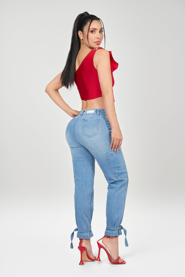 PANTALÓN AZUL 6886