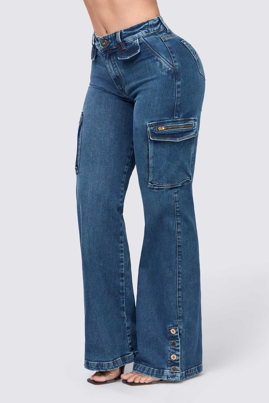 JEAN CARGO AZUL 7052-N