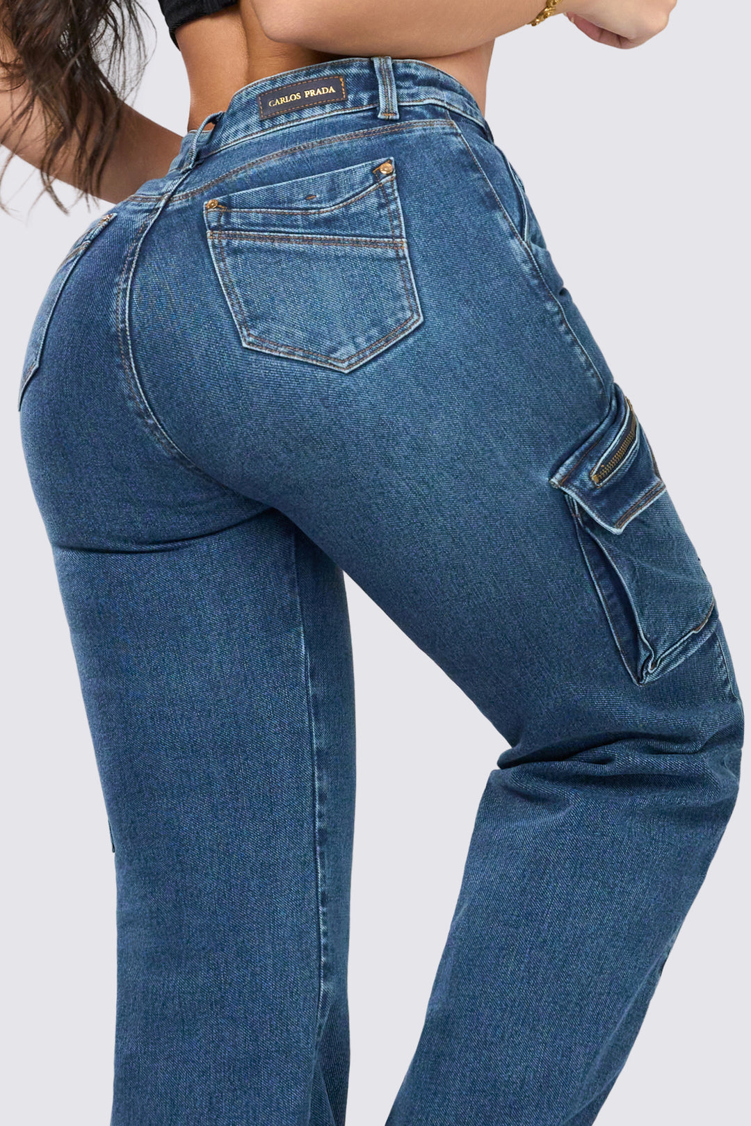 JEAN CARGO AZUL 7052-N