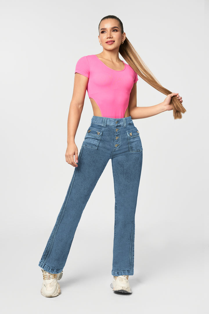 PANTALÓN BOTA RECTA 6869