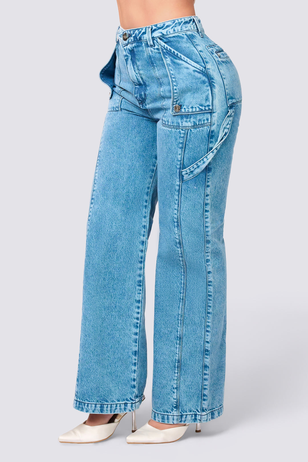 PANTALÓN BOTA RECTA AZUL 7023