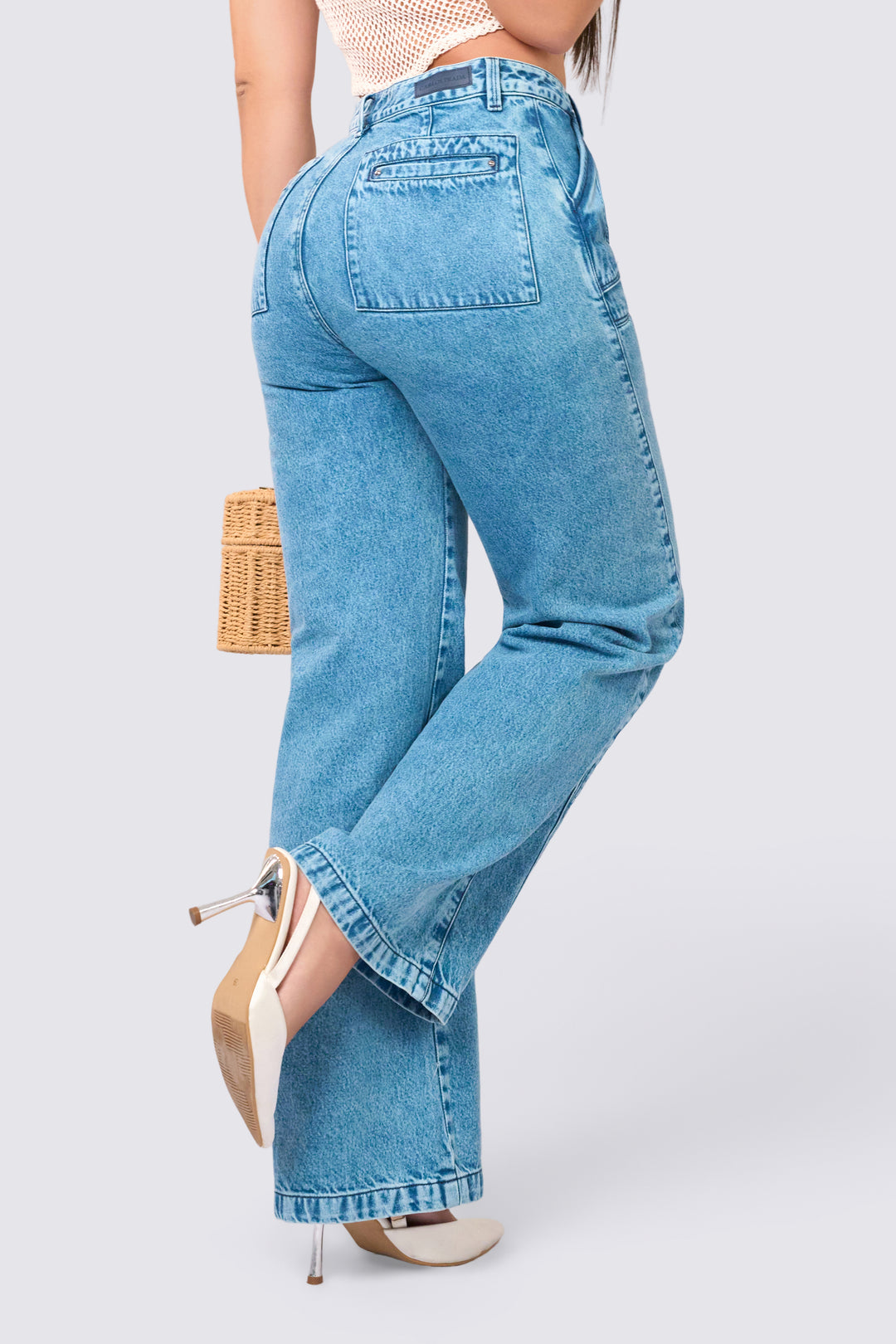 PANTALÓN BOTA RECTA AZUL 7023