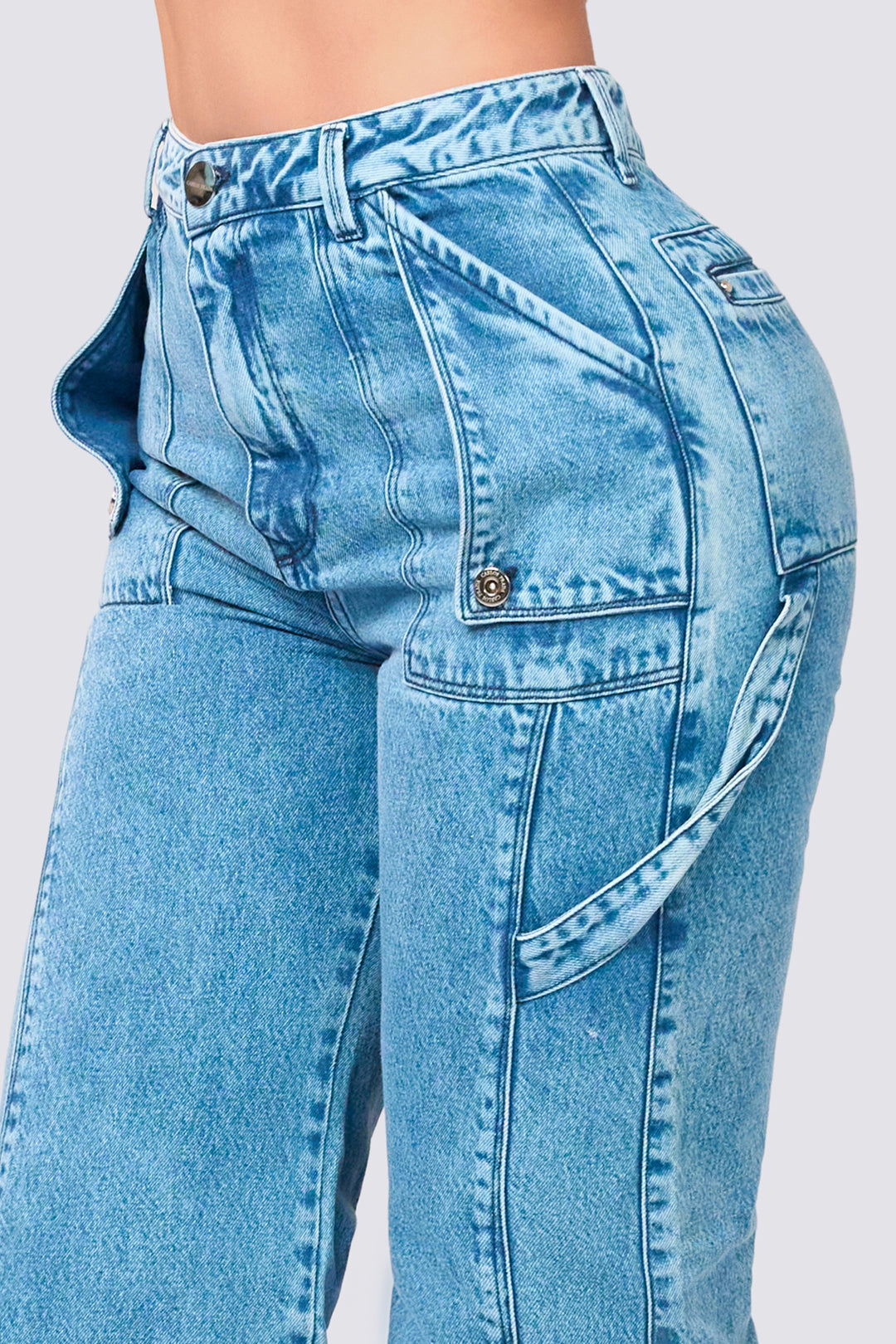 PANTALÓN BOTA RECTA AZUL 7023