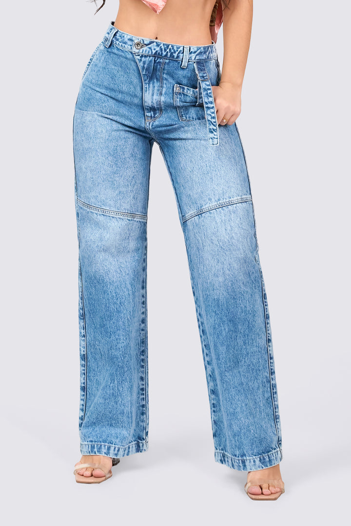 JEAN WIDE LEG AZUL CLARO 7069-N