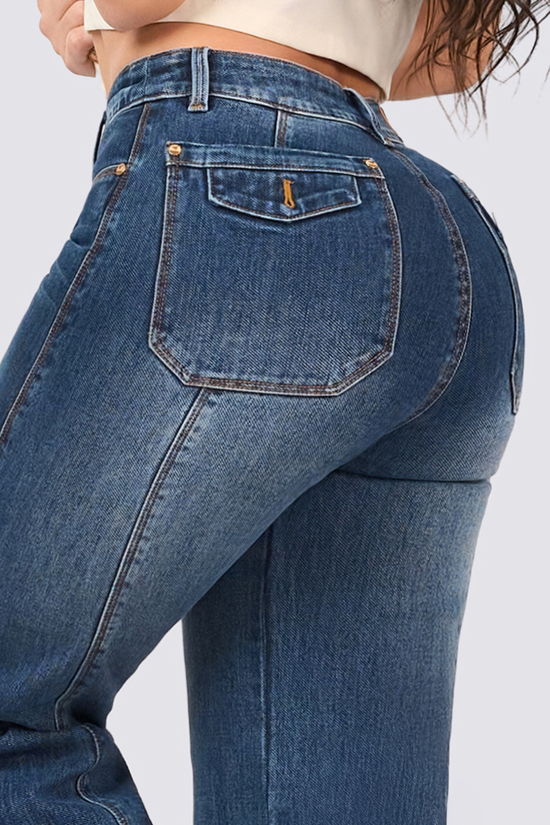 JEAN WIDE LEG AZUL 7103