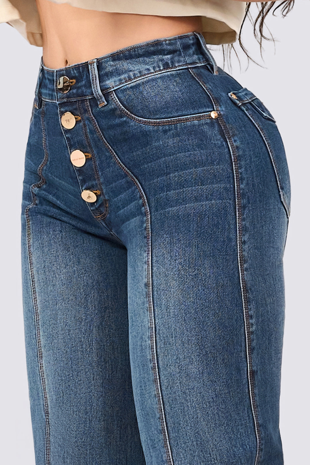 JEAN WIDE LEG AZUL 7103