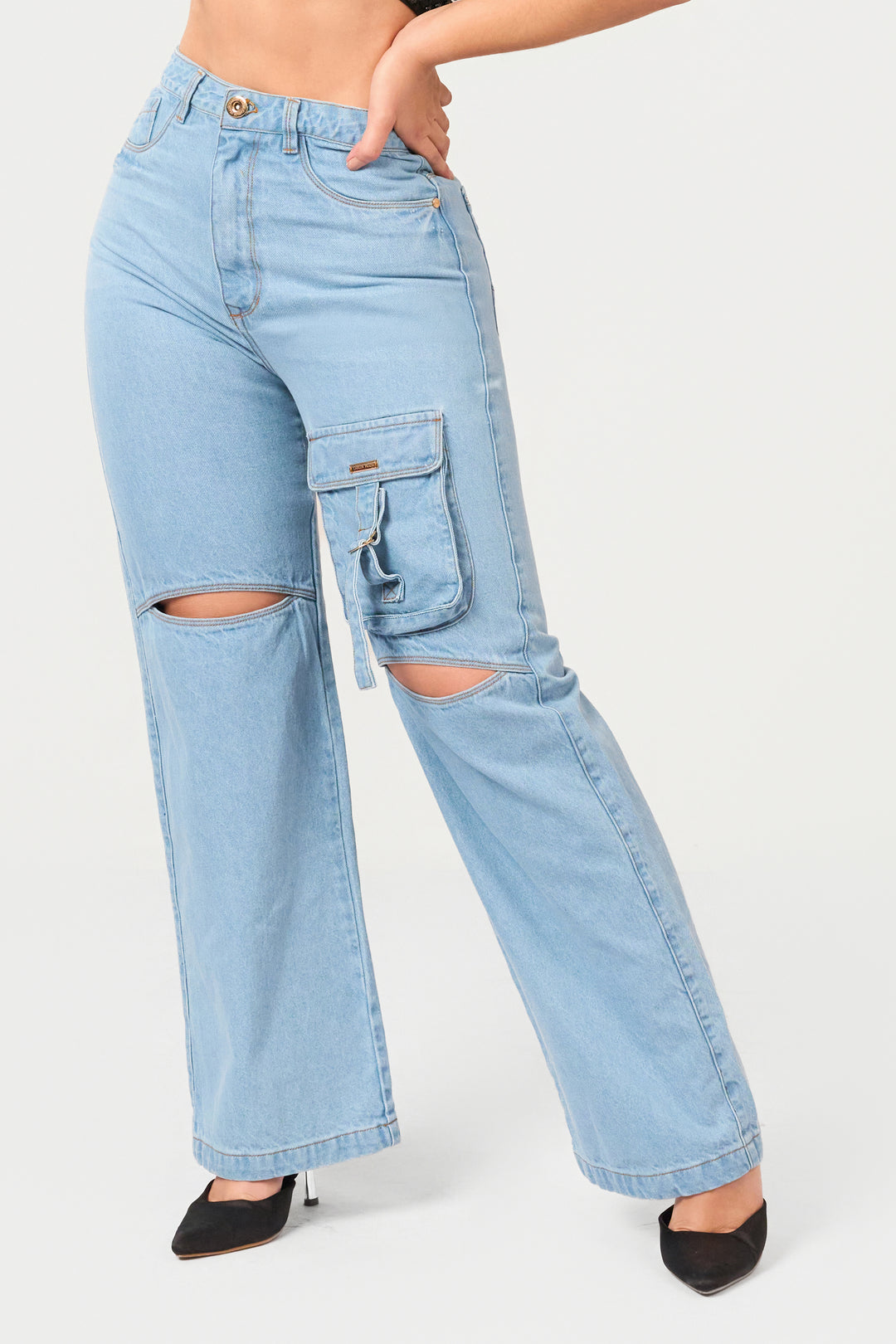 JEAN WIDE LEG AZUL CLARO 7028