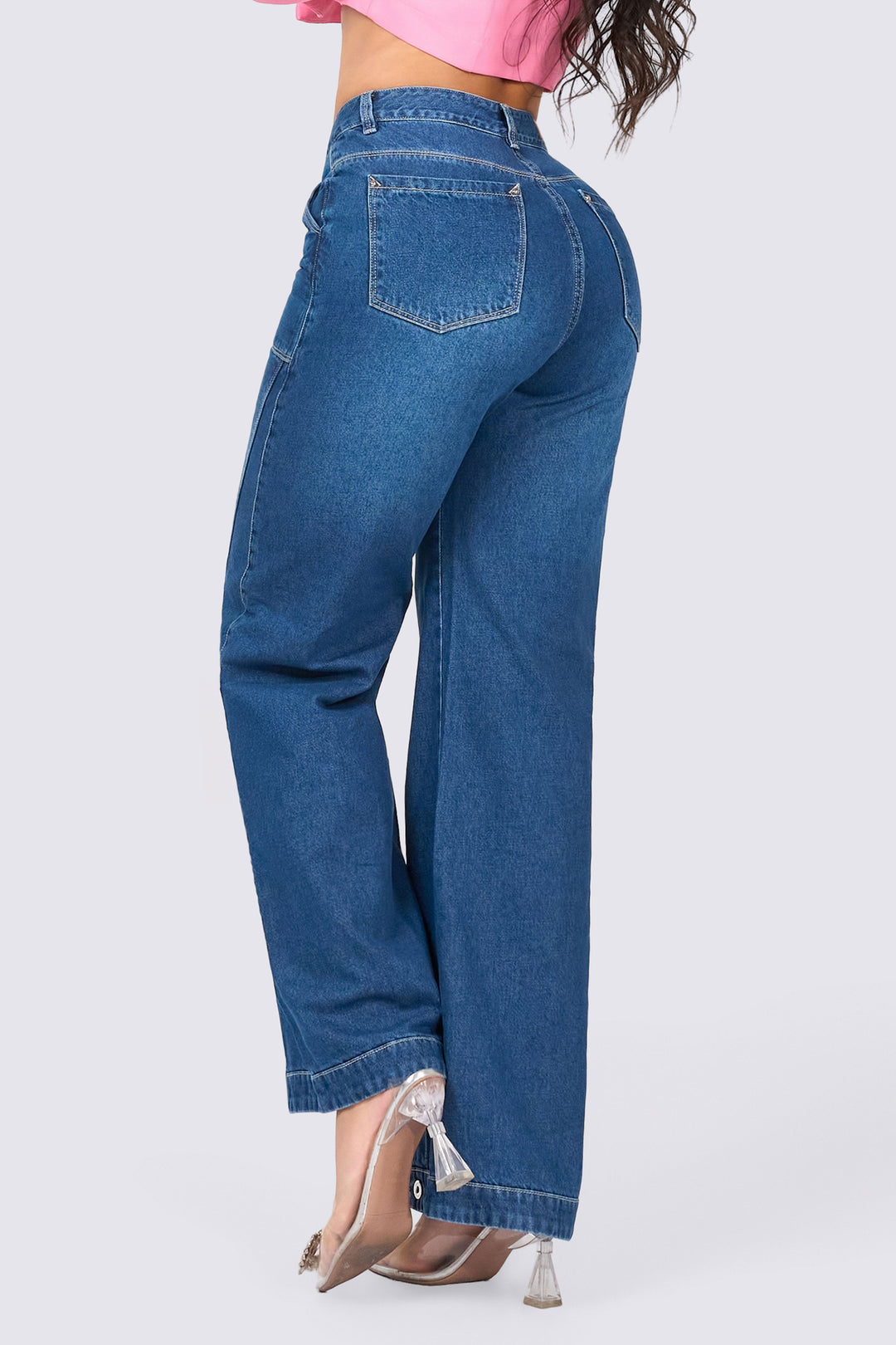 JEAN WIDE LEG AZUL MEDIO 7071-N