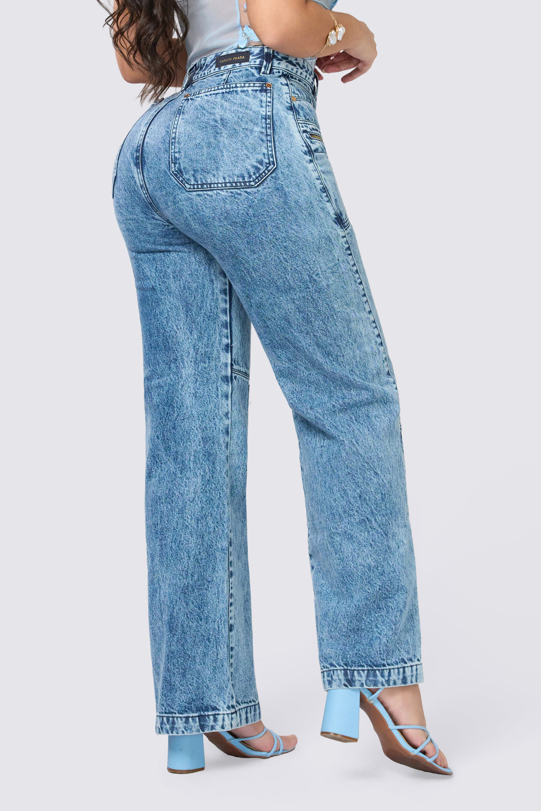 JEAN WIDE LEG AZUL 7063-N