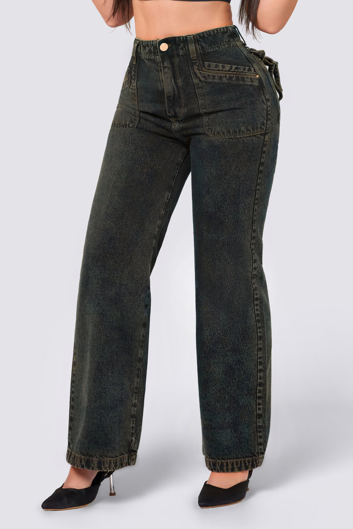 JEAN BOTA RECTA ACID WASH 7111