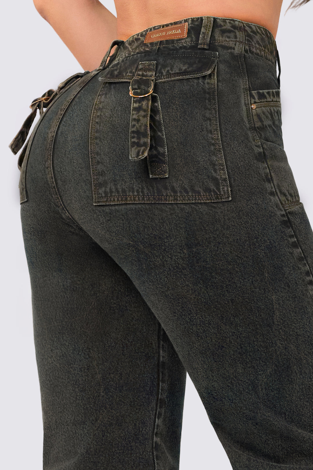 JEAN BOTA RECTA ACID WASH 7111