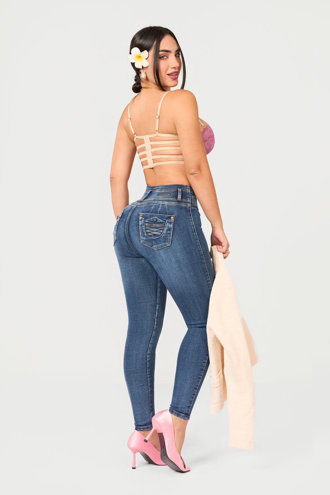 SKINNY JEANS AZUL 7004