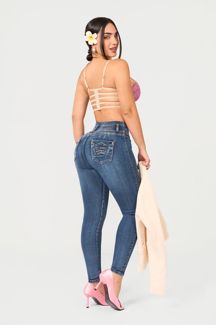 SKINNY JEANS AZUL 7004