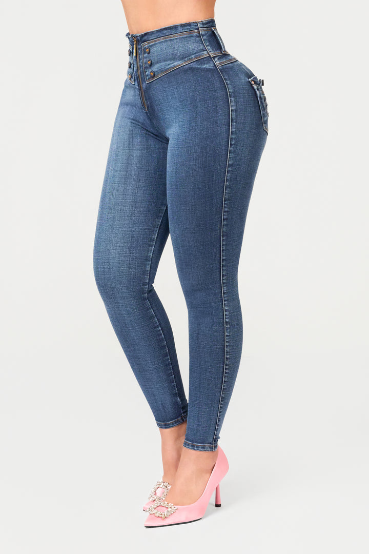SKINNY JEANS AZUL 7004